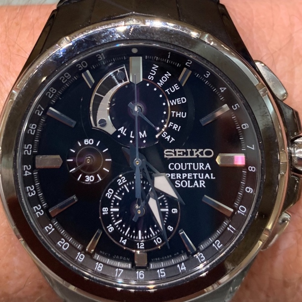 Seiko Coutura Perpetual Solar, day and date